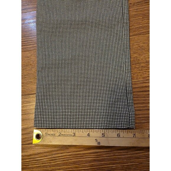 Hilary‎ Radley Pants Womens Medium Ankle Houndstooth Black White Stretch EUC - Picture 7 of 10
